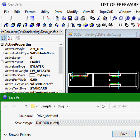 dwg to dxf converter freeware